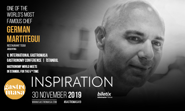 World-renowned Argentine chef German Martitegui arrives at the 5th International Gastromasa Gastronomy Conference on 30 November