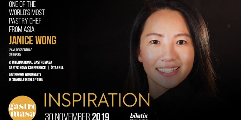 Singaporean chef Janice Wong who choiced Asia’s Best Pastry Chef in 2013 and 2014 is coming to the 5th International Gastromasa Gastronomy Conference