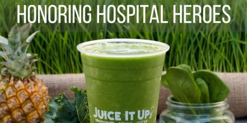 Juice it up doesn’t forget National Nurses Week and the National Hospital Week