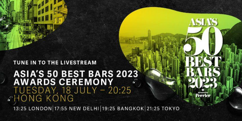 Asia’s 50 Best Bars 2023 Award Ceremony Will Be Held at Rosewood Hong Kong Today