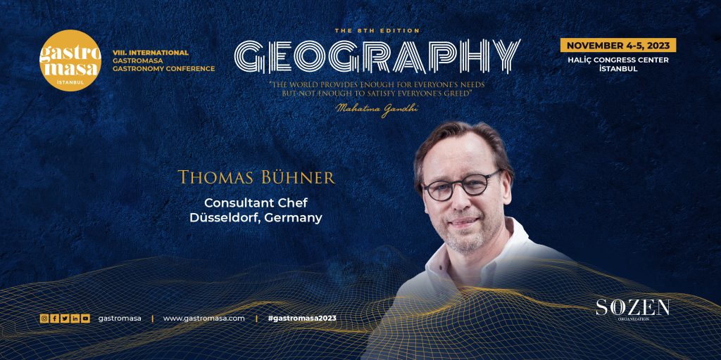 World Star German Chef Thomas Bühner is Coming to the World Famous Gastromasa Conference!