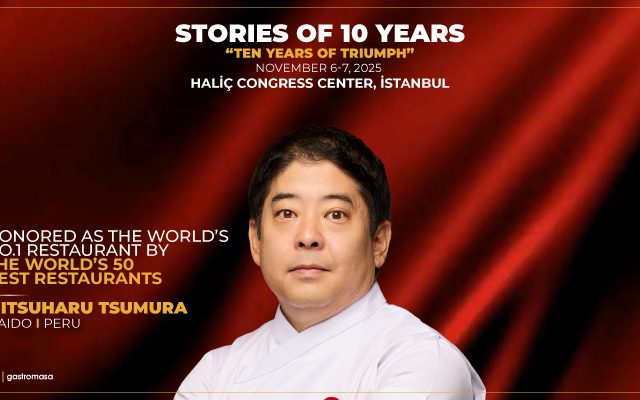 Gastromasa 2025 to Host Mitsuharu Tsumura, Honored as the World’s No.1 Restaurant by The World’s 50 Best Restaurants!