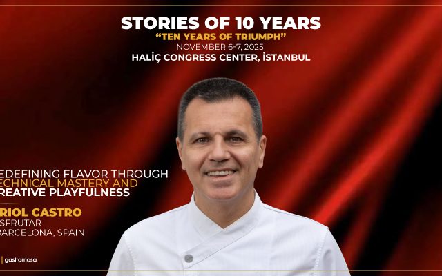 Gastromasa to Host Redefining Flavor Through Technical Mastery and Creative Playfulness Oriol Castro!