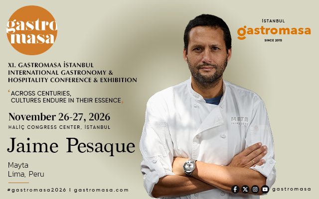Jaime Pesaque, Bringing Peru’s Native Flavours to Contemporary Gastronomy, at Gastromasa 2026!