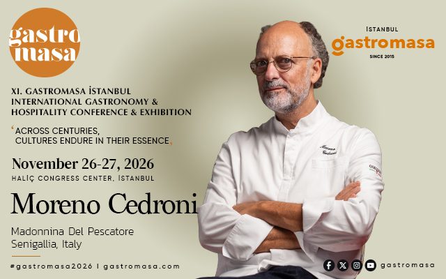 Moreno Cedroni, Innovative Chef of Modern Italian Gastronomy, at Gastromasa 2026!