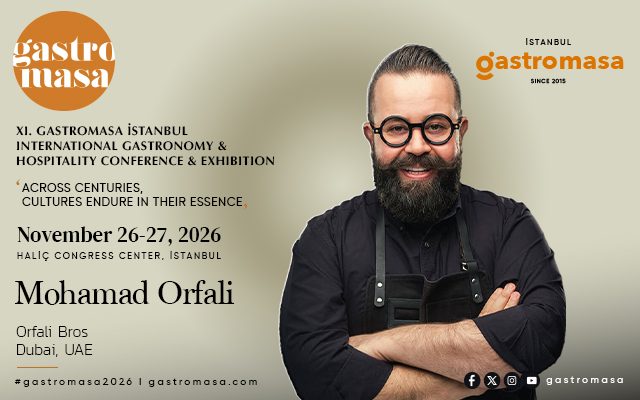 Mohammad Orfali, Bringing Aleppian Heritage to the Global Culinary Stage, at Gastromasa 2026!